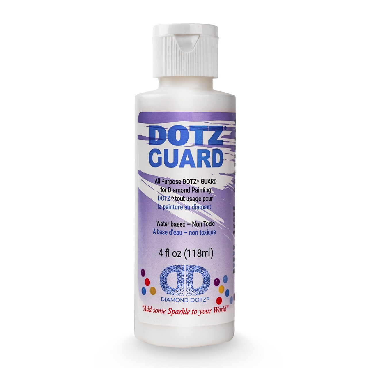 Diamond Dotz Accessories Dotz Guard Diamond Painting Sealer, Clear Finish Diamond Art Sealer, Protects Diamond Art, Durable Glossy Glaze for Craft Projects